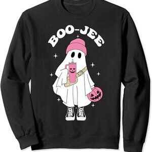 Cute Spooky Stylish Ghost Halloween Costume Boujee Boo-Jee Sweatshirt